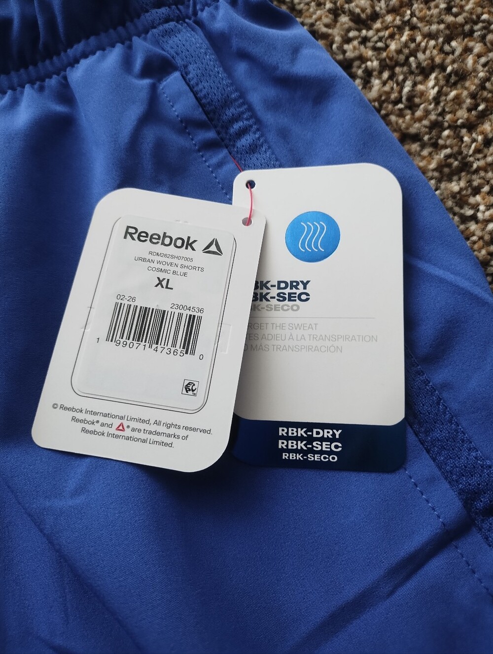 Men Reebok Shorts - Picture 3 of 6